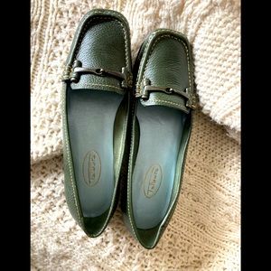 Talbots olive green size 7 new never worn flats.